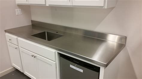 stainless steel sink with counter